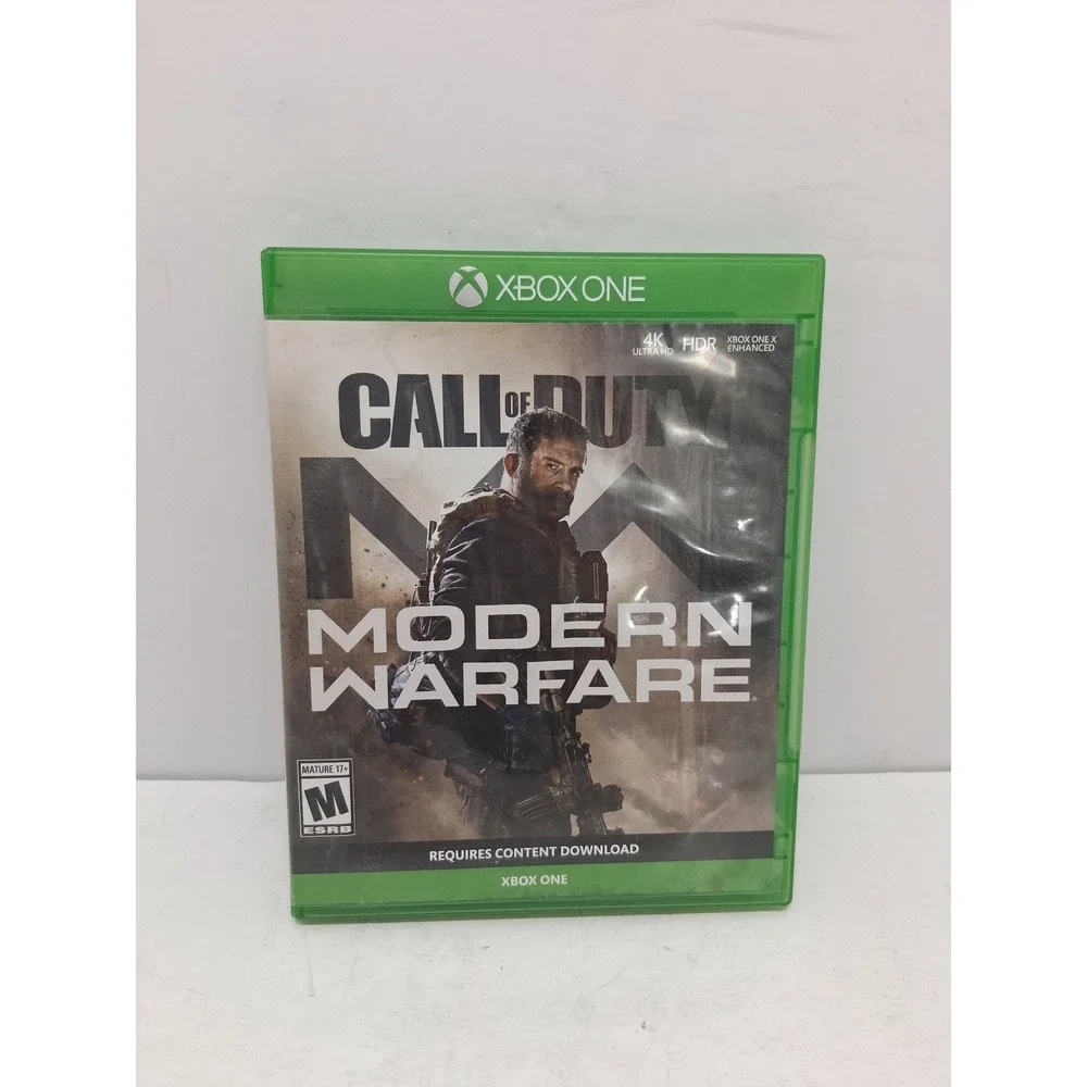Call of Duty Modern Warfare Xbox One 2019 Activision 4K Ultra HD HDR Disc Case